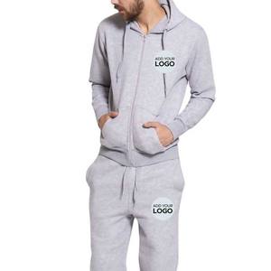 Ensemble de survêtements 2 pièces pour hommes, survêtements à capuche, jogging athlétique, tenues de sport décontractées à manches longues - Product Image 3