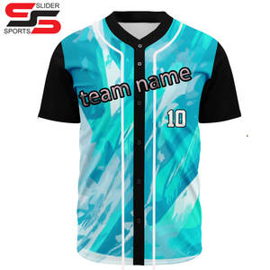 Camiseta de béisbol personalizada de poliéster 100% sublimada al por mayor Jersey de softbol en blanco ropa de equipo personalizada ropa deportiva Kit de béisbol - Product Image 4