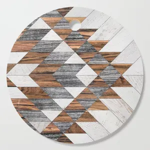 Premium Look Wooden Cheese Boards With Unique Design Enamel <b>Sticker</b> Custom Chopping Boards Kitchenware Hotel Restaurant Usage - Product Image 1