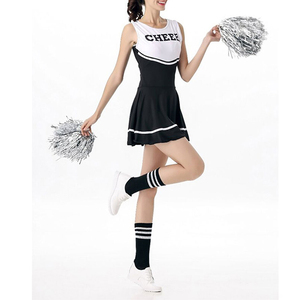 Uniforme de cheerleading rouge pour filles de haute qualité, très vendu, en stock, vêtements de sport, uniforme de cheerleading, service OEM - Product Image 5