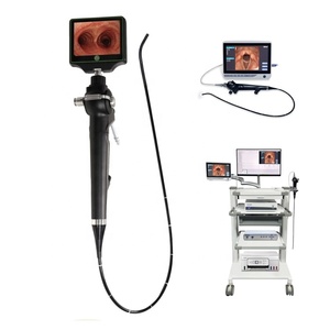 Sistema de Broncoscópio Eletrônico Veterinário com Vídeo para Intubação Visual e Endoscopia Flexível para Exame de Aspiração de Vias Aéreas em UTI Animal - Product Image 2