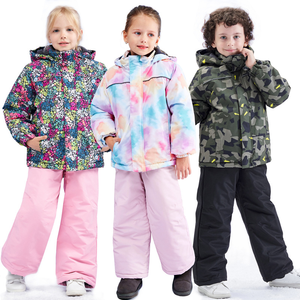 ชุดแจ็กเก็ตและกางเกงเล่นสกีสำหรับผู้ใหญ่2ชิ้นกันน้ำกันลมระบายอากาศ - Product Image 1