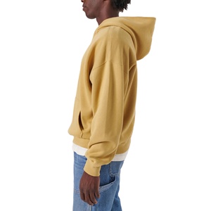 Men's Classic Hoodies New Fashion Casual Cotton Pullover Warm 100% Cotton Fleece All Colors Men's Hoodie <b>Sweatshirt</b> - Product Image 3