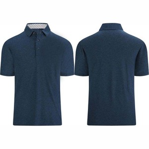 100% algodón transpirable hombres Casual manga corta solapa Polo camisas de golf al aire libre Casual polos, Polo camiseta - Product Image 4