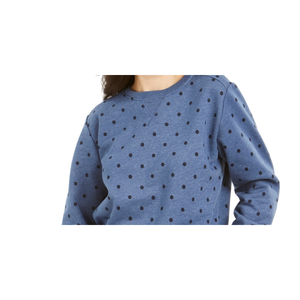 Felpa con Cappuccio Leggera da Donna Karen Scott Blu, Taglia Piccola, con Cerniera, Stampa Personalizzabile e Lettere Ricamate - Product Image 2