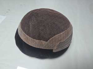 Peluca de pelo Taz indio Remy sin frente de onda profunda para hombre de Los Ángeles Peluca de pelo tupé Yaki suelta - Product Image 3