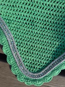 Équitation équestre de qualité supérieure personnalisé polyester coton insonorisé oreille Bonnet équine mode cheval mouche masque voile - Product Image 2