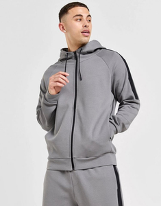 Top Rated Best Quality Men 2 Piece Jogger Sets Street Fashion Men <b>Tracksuit</b> Men Zipper Hoodie and Sweatpants Set - Product Image 3