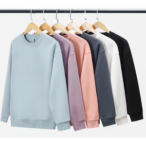 Número de alta calidad Cuello redondo Fleece Gris Ropa de hombre Sudaderas con capucha deportivas Sudaderas con capucha Hombres Sudadera Pullover - Product Image 5