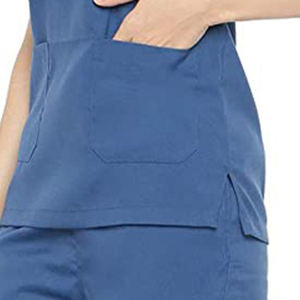 Factory Sale Custom Polyester Cotton <b>Scrub</b> Suit Medical <b>Scrubs</b> Hospital Uniform for <b>Nurses</b> Available in All Colors - Product Image 6