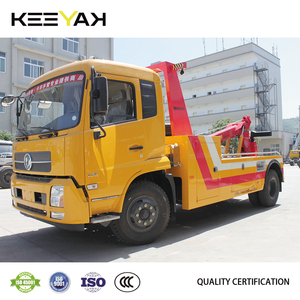 DONGFENG 8 طن مسطحة بالديزل رافعة متعددة الوظائف 10T مركبة إنقاذ الطريق للبيع - Product Image 5