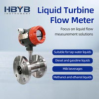 Medidor de Flujo de Turbina Líquida Inteligente con Pantalla LCD Especial de Baja Viscosidad para Agua Limpia, Aceite y Bebidas