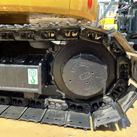 Excavatrice sur chenilles hydraulique CAT 308C d'occasion de haute qualité, peinture d'origine, faible usure, mini-pelle Caterpillar prête à être expédiée