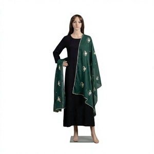 Wholesale Multicolor Women Chiffon Hijab Shawl Floral Rhinestone Embroidered Soft Lightweight Breathable Long Summer Scarf AHE - Product Image 4