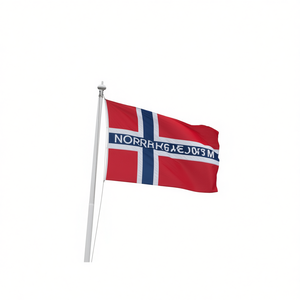 Norway <b>Flag</b> 80x135cm National <b>Flag</b> For Outdoor Use - Product Image 2
