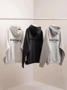 Sweat à capuche unisexe essentiel personnalisé 100% coton French Terry de haute qualité en polaire d'hiver avec logo frontal Coupe ample pour hommes - Product Image 2