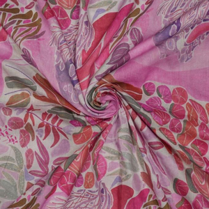 Vente en gros de tissu Challis imprimé numérique tissé en viscose et rayonne écologique personnalisé pour sacs - Product Image 1