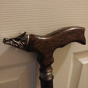 VARNISHED 15 YEARS TRADITION Factory Custom UNIQUE Design Popular 122cm Varnished Camping Wooden Hiking <b>Pole</b> Walking Stick - Product Image 2