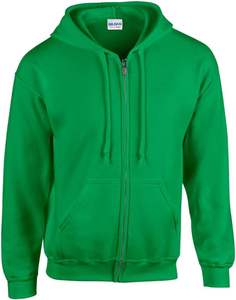 Fleece Full-zip Hoodie Hombres 100% Algodón Sudaderas con capucha Etiqueta personalizada Moda Patrón sólido Otoño ODM Servicios al por mayor - Product Image 4