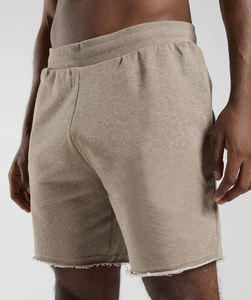 Pantalones cortos unisex con logotipo personalizado bordado de alta calidad Pantalones cortos de chándal personalizados de lana para hombre - Product Image 4