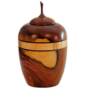 European Style Shiny Enamel Finishing <b>Wooden</b> Cremation <b>Urns</b> Customized Keepsake <b>Urns</b> <b>for</b> <b>Wooden</b> Adult Human Body <b>Ashes</b> Use Item - Product Image 3