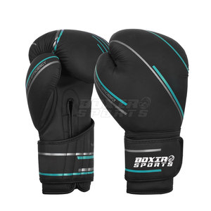 Guantes de boxeo de cuero ajustables con acolchado adicional diseñados para la comodidad y el rendimiento para el entrenamiento - Product Image 1