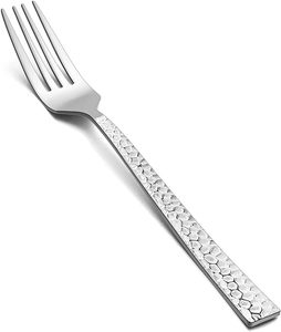 Hot Selling Metal <b>Forks</b> with Hammered Design Handle Premium Quality <b>Fork</b> For Wedding Tableware Decoration Restaurant - Product Image 5