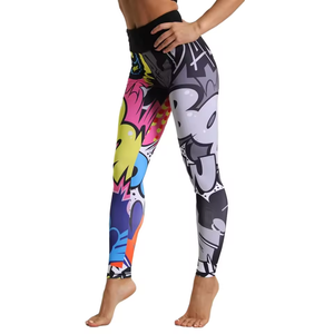 Leggings personnalisés pour femmes 2026, impression graphique par sublimation, taille haute, extensible dans les 4 sens, pantalon de yoga, collants de sport pour la course à pied - Product Image 5