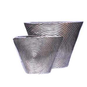 Vase à fleurs en métal le plus vendu Vase à fleurs coulé plaqué nickel or Pot de fleurs moderne à un prix raisonnable personnaliser la taille - Product Image 4