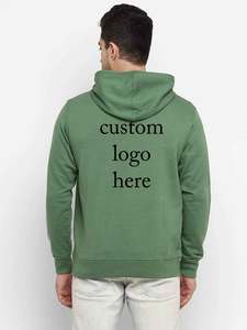 Sudadera con capucha para hombre de gran tamaño personalizada al por mayor 100% algodón de talla grande jersey con capucha para hombre - Product Image 5