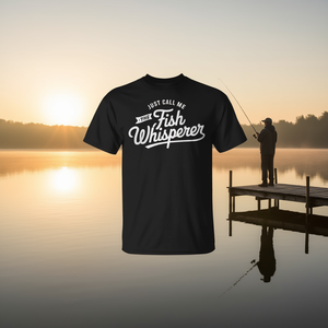 Chiamami solo il Sussurratore di Pesci, maglietta divertente per pescatori e amanti dei pesci - Product Image 1