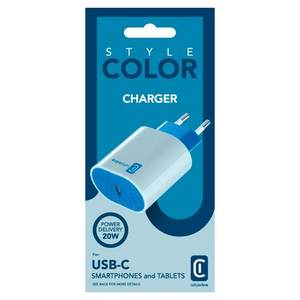 Cargador y Adaptadores STYLECOLOR 20W con Entrega de Energía USB Tipo-C, Color Azul, ACHUSBCSMARTPD20WB - Product Image 2