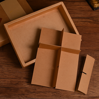 Boîte en papier alimentaire de taille personnalisée, logo OEM, usine, boîte en carton kraft écologique, boîte à chocolat divisée, emballage