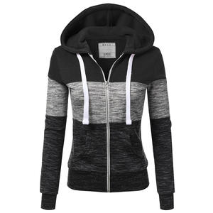 Veste à capuche Sweats à capuche pour femmes Sweat à fermeture éclair complète Vêtements d'extérieur décontractés avec poche - Product Image 1