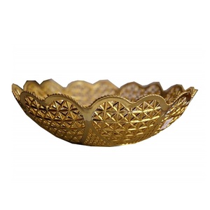 Cesta de hierro con recubrimiento de polvo negro Hotel Restaurante Boda Mesa Almacenamiento de alimentos Fruta Cesta de ratán Hotel Restaurante Boda - Product Image 4