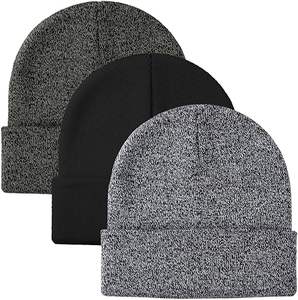2025 New Design <b>Wool</b>/Cotton Breathable Waterproof Jacquard Unisex Adult <b>Beanie</b> <b>Hats</b> OEM Service Wholesale Custom Made High - Product Image 1