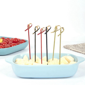 Unique Bamboo Pick Stick for Cake Fruit Sandwich Decoration Party Supplies Eco Friendly Skewer Toothpick Stick Use - Product Image 5