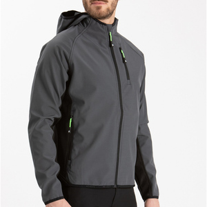Chaqueta Softshell de Forro Polar para Hombre, Chaqueta Softshell con Capucha para Pesca y Senderismo al Aire Libre, Diseño Transpirable - Product Image 2