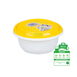 180 pezzo Set di serratura coreana 520ml di plastica rotonda PP Container spedizione dal Messico - Product Image 1