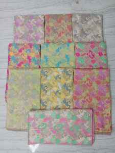 Tissus de soie de brocart élégants faits sur commande avec des motifs arabes pour l'usage de mariage et de partie idéal pour des maisons de mode, boutiques - Product Image 4