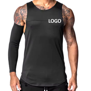 เสื้อกล้ามออกกำลังกายลำลองสำหรับผู้ชายคอสี่เหลี่ยมน้ำหนักเบา - Product Image 3