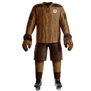 Venta al por mayor de fábrica, uniforme de hockey sobre hielo, camiseta transpirable, equipo de sublimación, logotipo personalizado para jugadores profesionales jóvenes adultos - Product Image 1