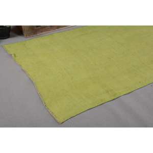 Tapis turc vintage moderne 4.1 X 7.4ft grande surface rectangle classique motif abstrait laine verte support en latex tapis de chambre vert - Product Image 5