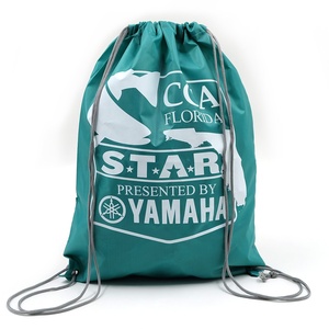 Wholesale Eco-friendly Waterproof Classic Printed Nylon Drawstring Bag Promotional Sportpacks Polyester Customized Color Size