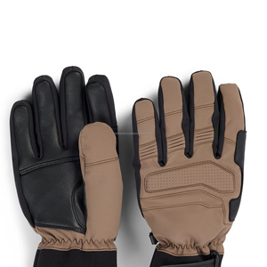 High Quality Real Goat Leather <b>Gloves</b> Memory Foam <b>Knuckles</b> Reinforced Inserts for Daily Use Cycling Featuring Palm Grip Panel - Product Image 2