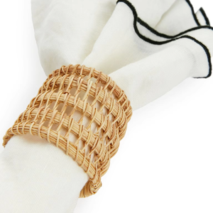 Rond de serviette en rotin fabriqué au Vietnam matériau écologique pour la décoration de la maison et de la vaisselle en gros - Product Image 6