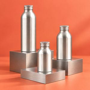 Botellas de Agua de Metal con Tapa de Rosca de Aluminio Cepillado para Bebidas - Product Image 4
