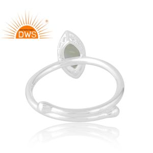แหวนพลอยซิทรินธรรมชาติทำจากเงินสเตอริง925ขายดีเครื่องประดับออกแบบได้เองของขวัญสำหรับผู้หญิงสำหรับเธอ - Product Image 2
