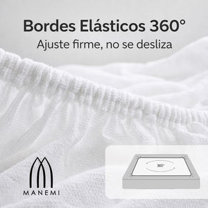 Coprimaterasso in Spugna Lavabile in Lavatrice fino a 25 cm di Altezza con Banda Elastica a 360° per una Vestibilità Perfetta - Serie Cover & Protector - Product Image 4
