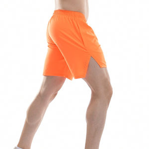 กางเกงขาสั้นผู้ชายเฮฟวี่เวทระบายอากาศได้ดีดีไซน์สีพื้นชุดออกกำลังกายพร้อมพิมพ์หน้าจอดิจิตอลเป็นมิตรกับสิ่งแวดล้อมบริการ OEM - Product Image 4